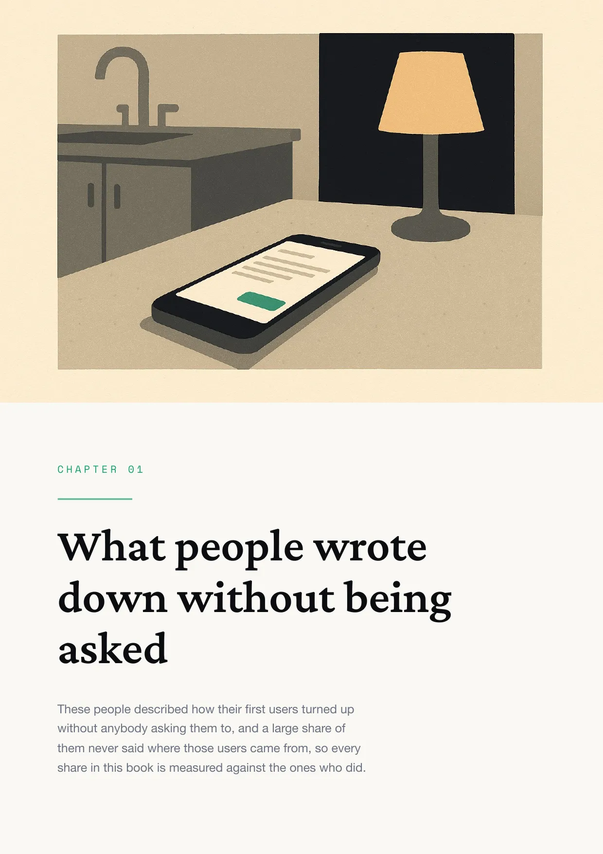 Chapter 1: What people wrote down without being asked