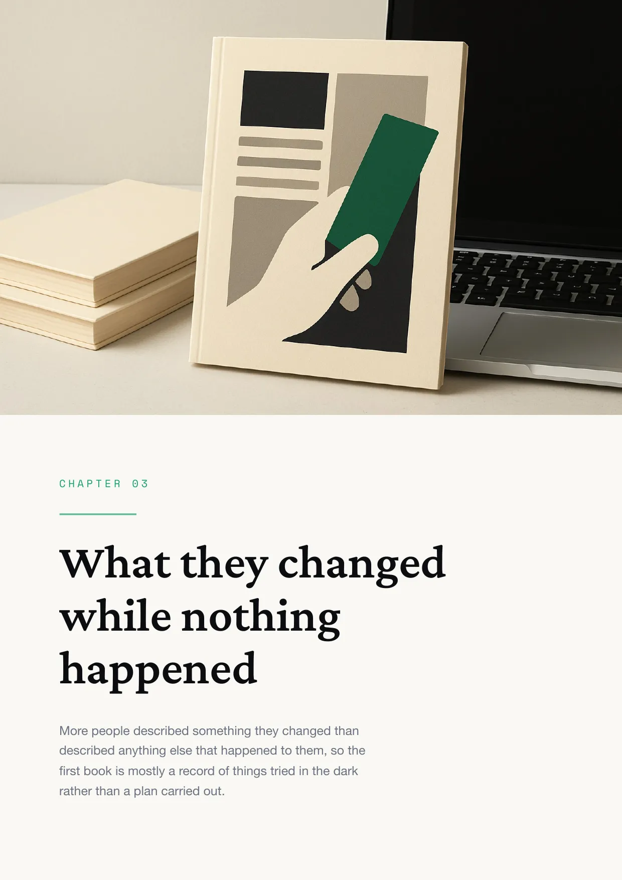 Chapter 3: What they changed while nothing happened