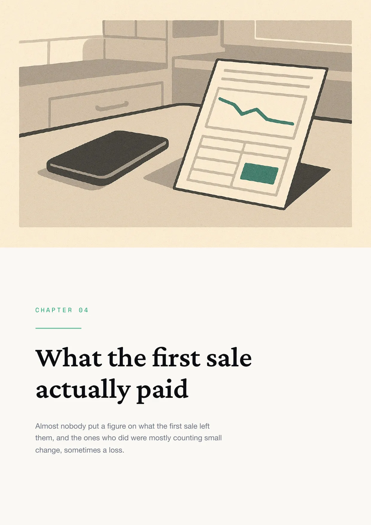 Chapter 4: What the first sale actually paid