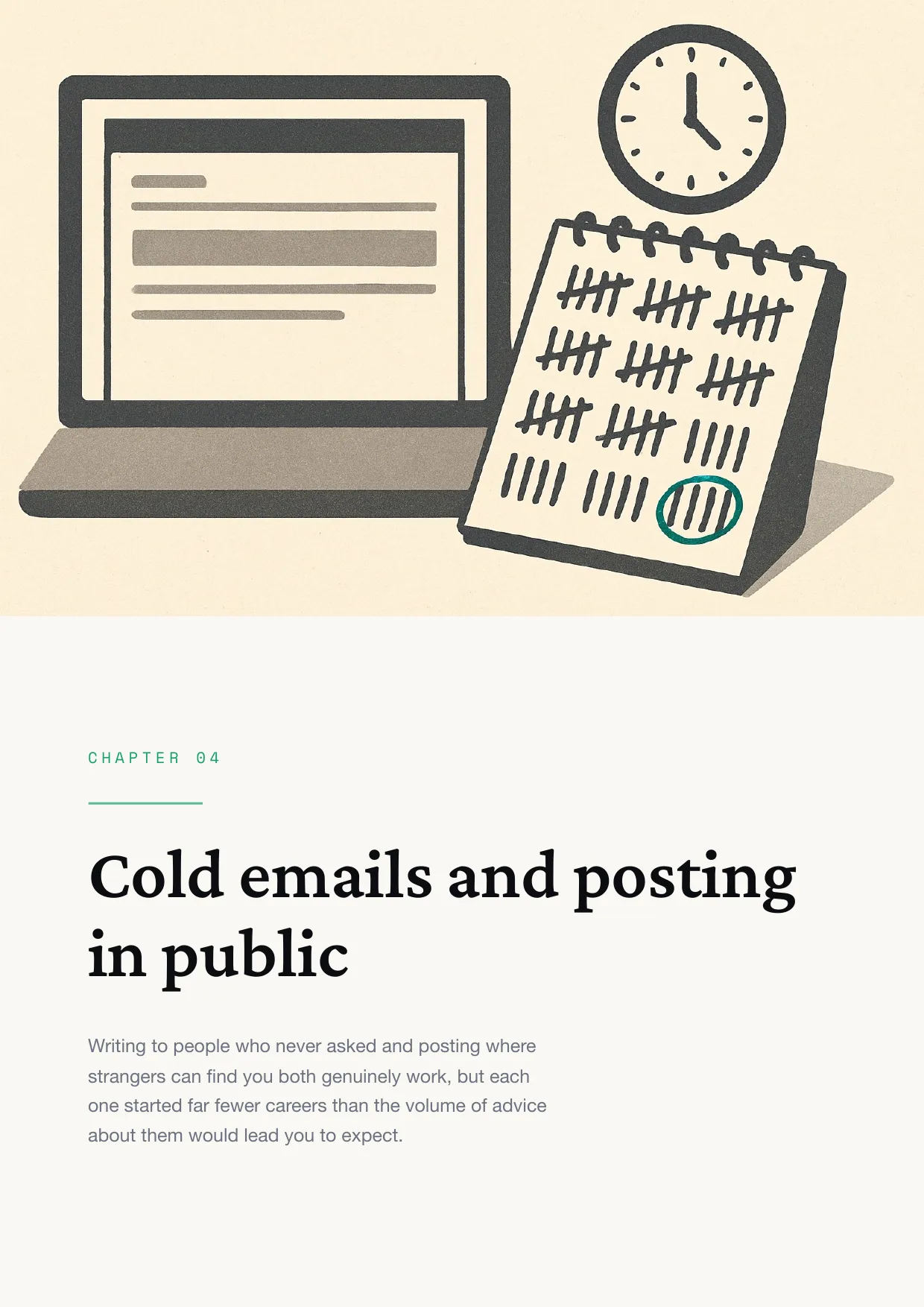 Chapter 4: Cold emails and posting in public