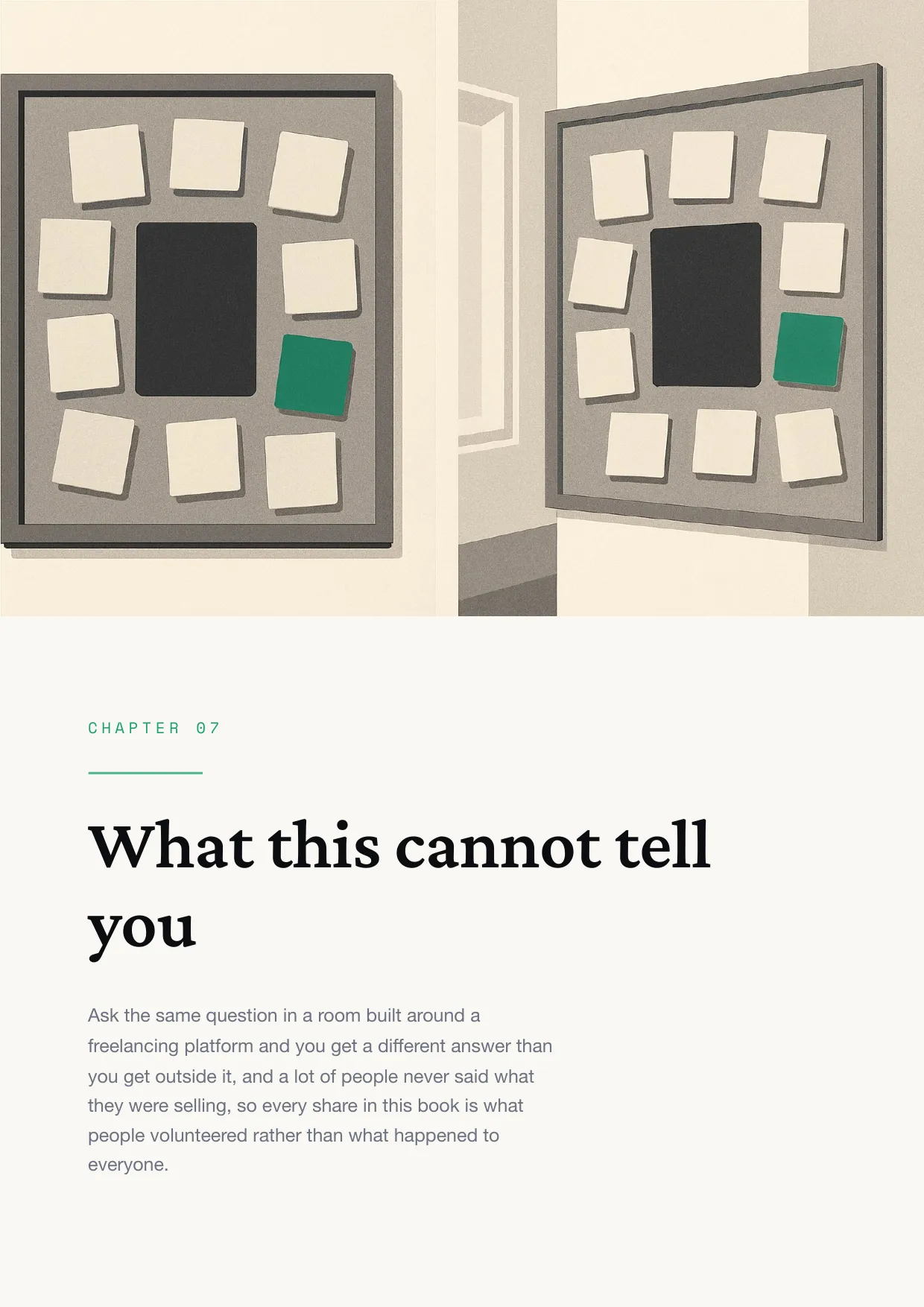Chapter 7: What this cannot tell you