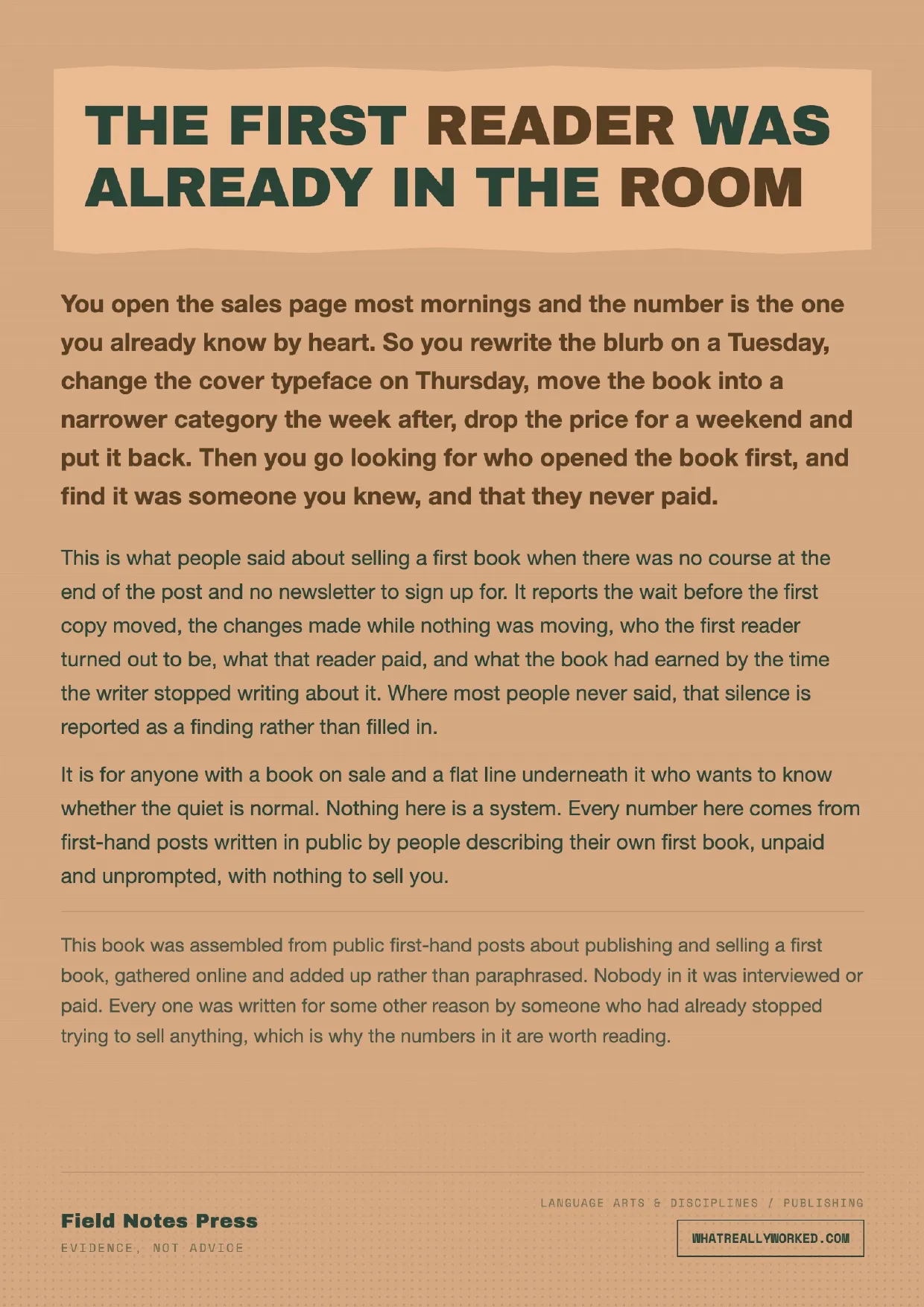 Back cover: The back