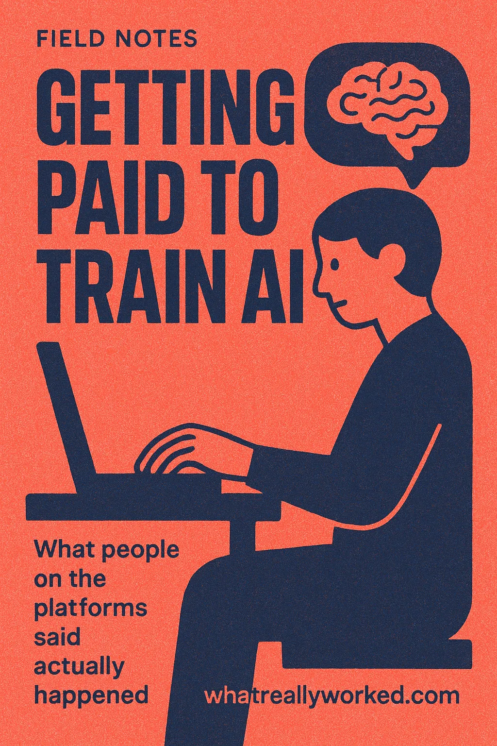 The jacket of book 06, Getting Paid to Train AI
